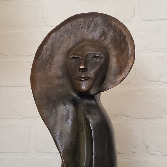 Guillaume Chaye "Madame Le Lune" Bronze Sculpture - Picture 3 of 16